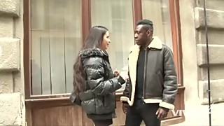 Horny girl picks up a man from the street